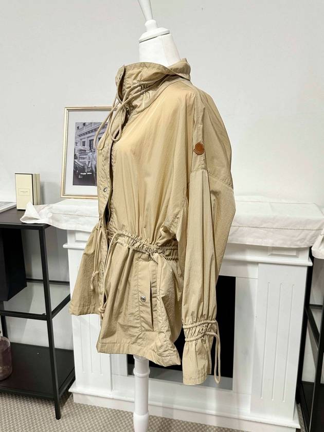 Deel Drawstring Waist Jacket Beige - MONCLER - BALAAN 6