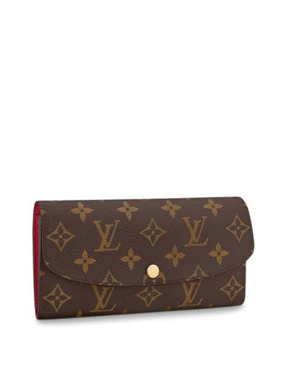 Emilie Monogram Long Wallet Fuchsia - LOUIS VUITTON - BALAAN 2