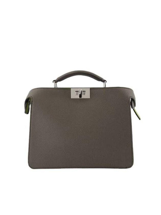 I See U Selleria Leather Strap Mini Tote Bag Grey - FENDI - BALAAN 2