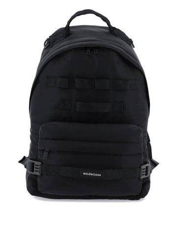 Army Logo Backpack Black - BALENCIAGA - BALAAN 1