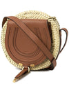 Marcie Raffia Leather Cross Bag Tan - CHLOE - BALAAN 3