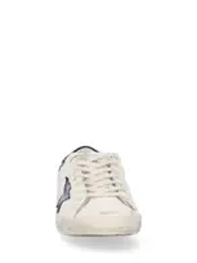 Superstar Beige Night Blue Heel Tab Sneakers - GOLDEN GOOSE - BALAAN 3