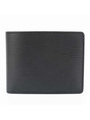 Multiple Epi Leather Half Wallet Black - LOUIS VUITTON - BALAAN 1