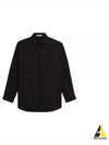 Cotton Button Up Shirt Black - HELMUT LANG - BALAAN 2