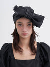 Ribbon Detail Turban Black - BROWN HAT - BALAAN 1