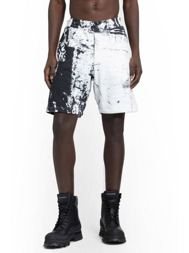 short pants 781888QXAAW 9080 BLACK WHITE - ALEXANDER MCQUEEN - BALAAN 1