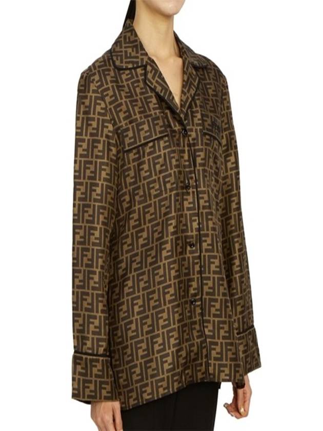 Women s Silk Shirt FS6993 A8GS 40 - FENDI - BALAAN 8