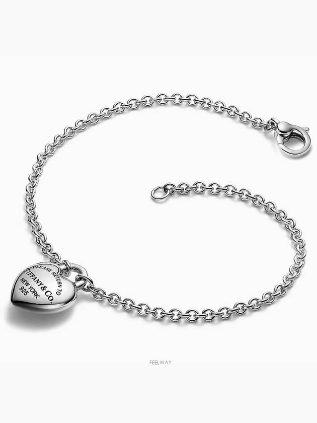 Full Heart Charm Chain Bracelet Silver - TIFFANY & CO. - BALAAN 3