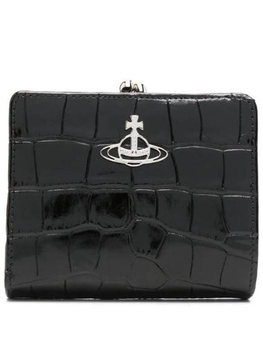 Crocodile embossed wallet 5115002YWL0039 - VIVIENNE WESTWOOD - BALAAN 1