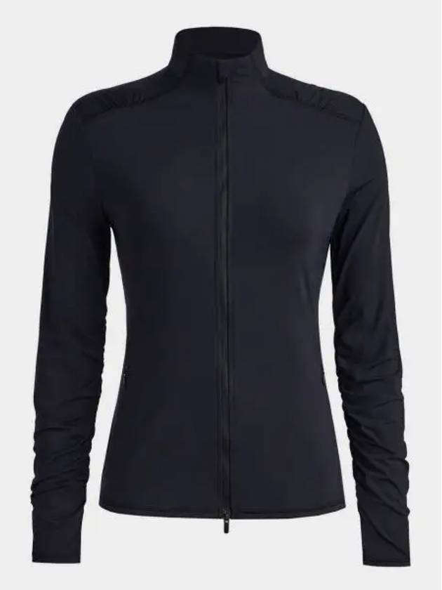 Women's Featherweight Silky Tech Nylon Full Zip Jacket Navy - G/FORE - BALAAN 2