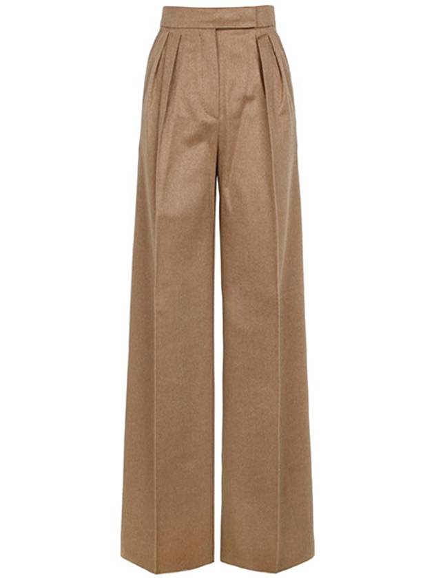 Camel Werder Wool Pants WERTHER 001 - MAX MARA - BALAAN 1