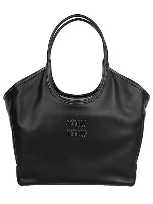 5BG286 2CRW F0002 VOOO Ivy Leather Shoulder Bag - MIU MIU - BALAAN 1