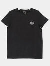 Denise Embroidered Short Sleeve T-shirt Black - A.P.C. - BALAAN 2