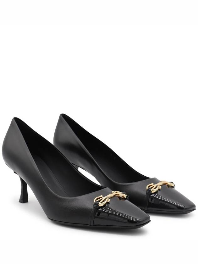 Salvatore Ferragamo Black Leather Pumps - SALVATORE FERRAGAMO - BALAAN 1