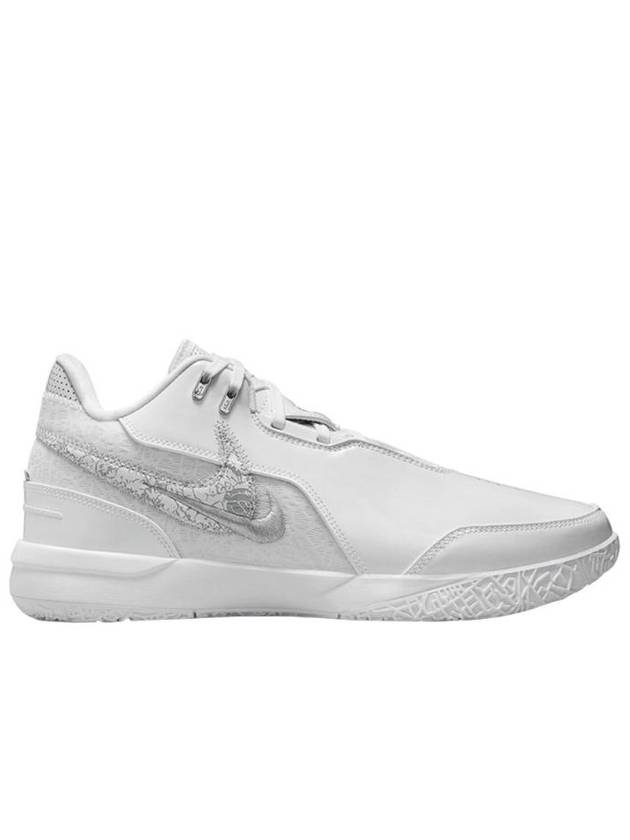 Lebron NXXT Gen AMPD EP Low Top Sneakers White Metallic Silver - NIKE - BALAAN 1