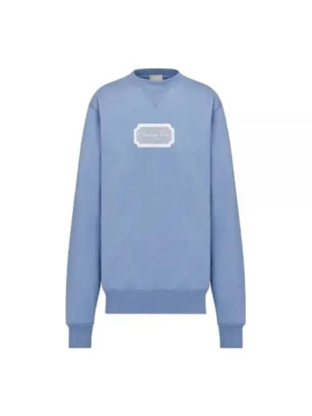 Logo Sweatshirt Blue - DIOR - BALAAN 2