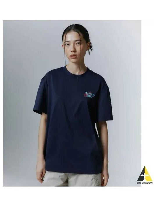 WILD RUN T Shirt Navy - REEBOK - BALAAN 1