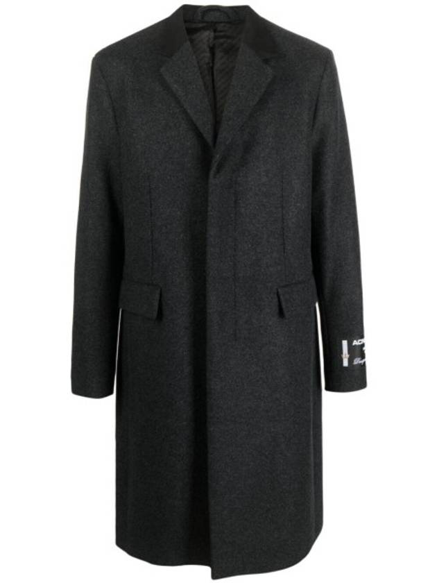 Tailored Wool Blend Single Coat Dark Grey - ACNE STUDIOS - BALAAN 2