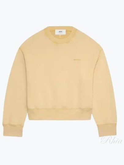 Fade Out Sweatshirt Vanilla Cream - AMI - BALAAN 2