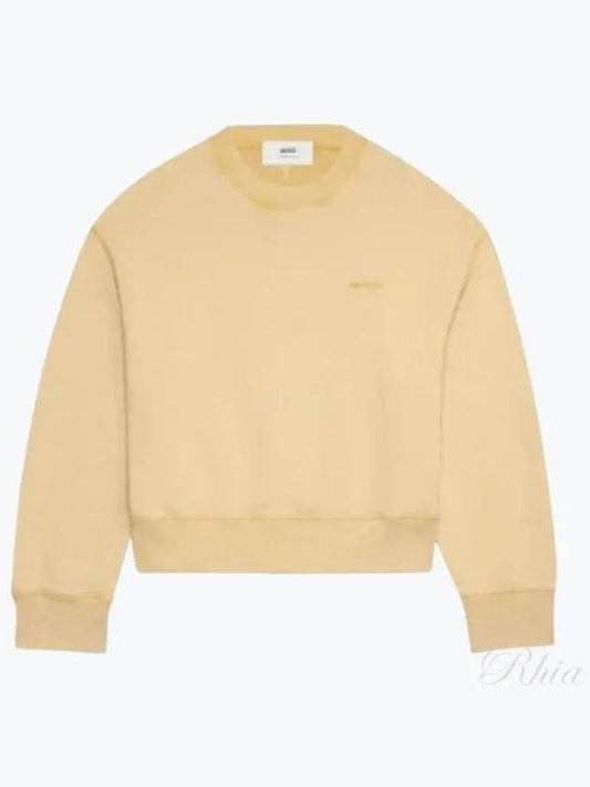 Fade Out Sweatshirt Vanilla Cream - AMI - BALAAN 2