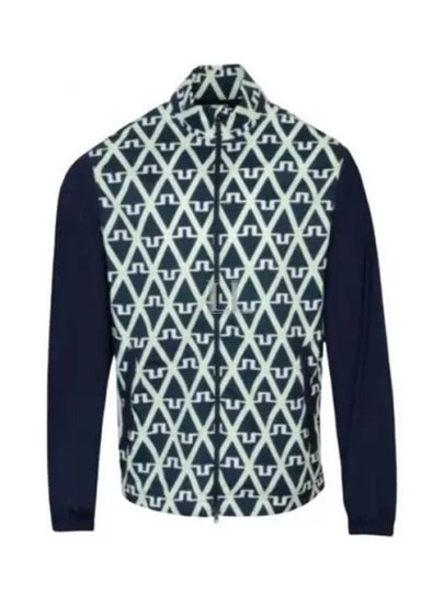 Lear Print Wind Jacket Geo Jl Navy - J.LINDEBERG - BALAAN 2