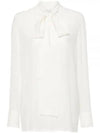 Elleni Silk Blouse White - MAX MARA - BALAAN 2