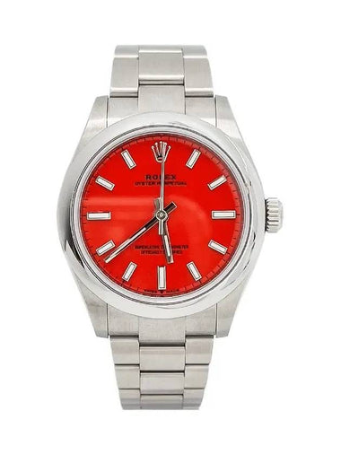 Oyster Perpetual 31 Steel Coral Red Edition 3RR0001 - ROLEX - BALAAN 1