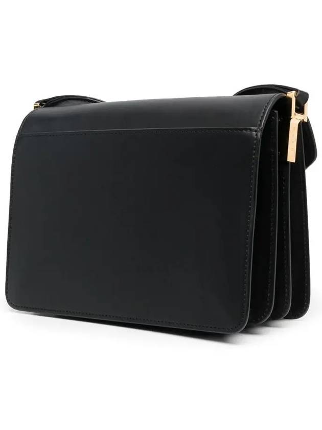 Trunk Logo Strap Medium Shoulder Bag Black - MARNI - BALAAN 4