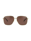 Eyewear Asian Fit Sunglasses Brown - GUCCI - BALAAN.