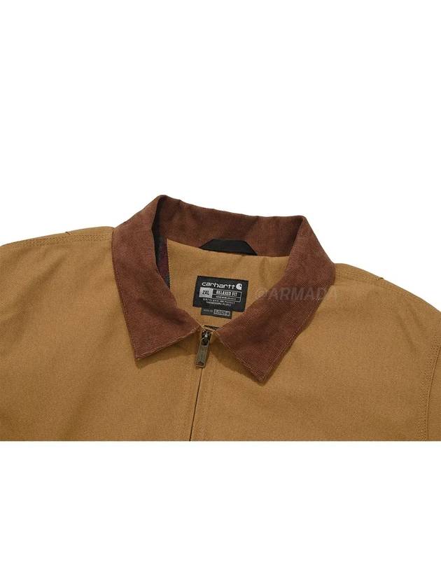 103828 Duck Detroit Jacket Brown - CARHARTT - BALAAN 3