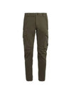 Lens Detail Panel Cargo Straight Pants Green - CP COMPANY - BALAAN 2