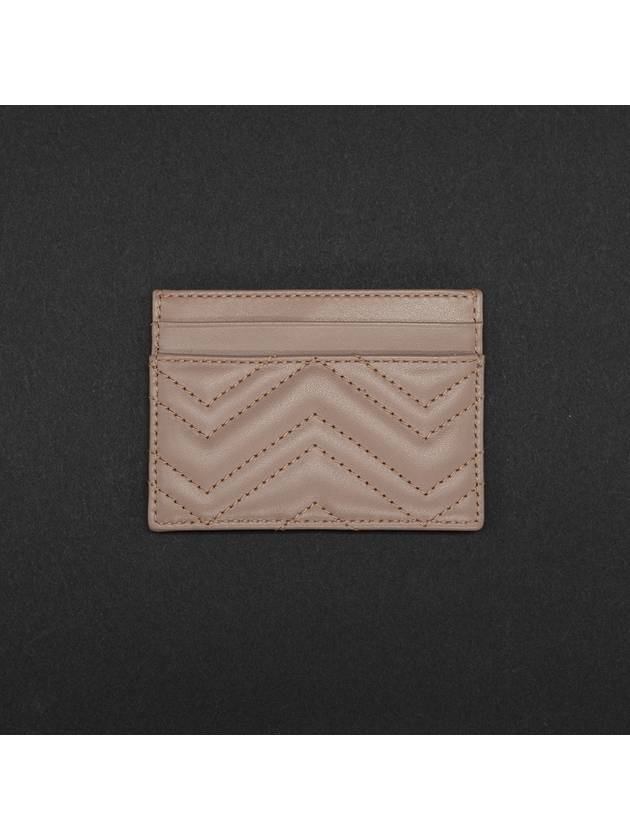 GG Marmont Matelasse 2 Tier Card Wallet Dusty Pink - GUCCI - BALAAN 4