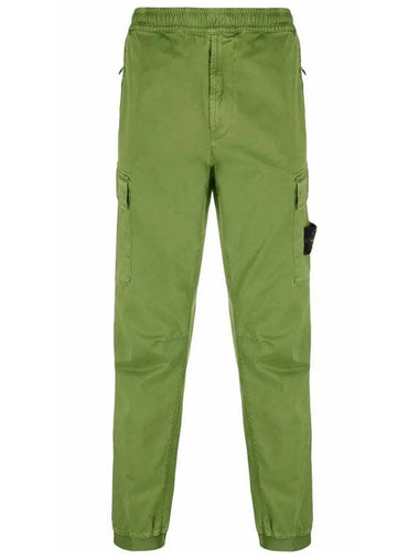 Old Dye Treatment Cargo Pants Sage Green - STONE ISLAND - BALAAN 1