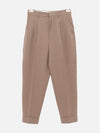 Wool Slacks Brown - AMI - BALAAN 1