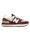 574 Legacy Low Top Sneakers Burgundy Angora - NEW BALANCE - BALAAN 1