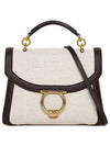 Gancini Margot Handbag Natural - SALVATORE FERRAGAMO - BALAAN 1