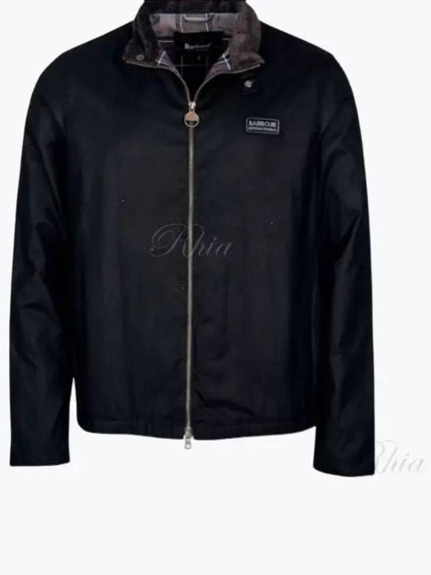 Men's International Mind Wax Jacket Black - BARBOUR - BALAAN 2