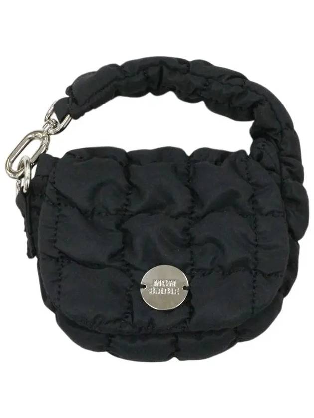 Wrinkle mini ball pouch BLACK - MONBIRDIE GOLF - BALAAN 3