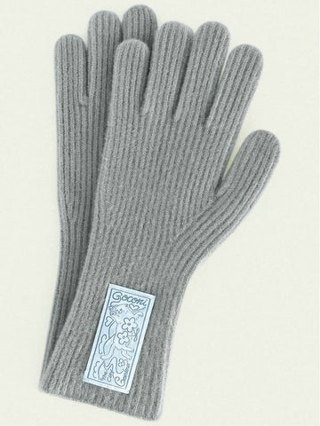Kitten Finger Hole Gloves Gray - GOCORI - BALAAN 1