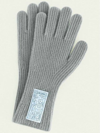 Kitten Finger Hole Gloves Grey - GOCORI - BALAAN 1