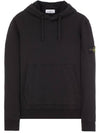 Wappen Patch Classic Fleece Hoodie Black - STONE ISLAND - BALAAN 2