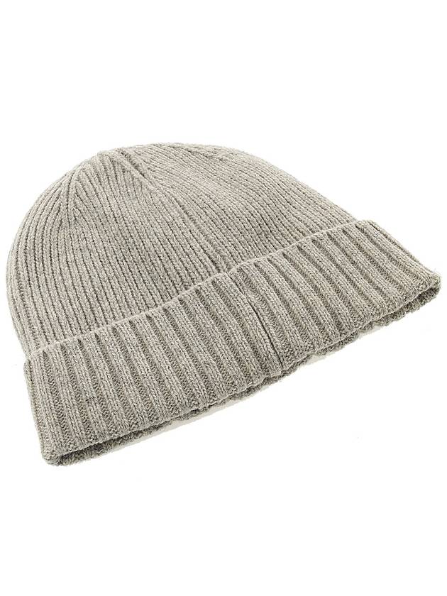 Logo Patch Carlton Cotton Beanie Grey - BARBOUR - BALAAN 5