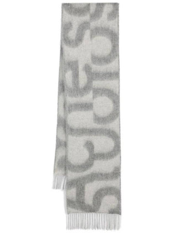 Logo Muffler Light Grey - ACNE STUDIOS - BALAAN 1