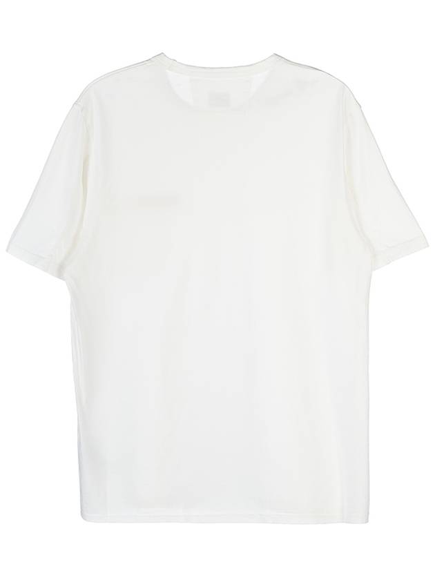 Small Logo Pocket Cotton Short Sleeve T-Shirt White - CP COMPANY - BALAAN 3