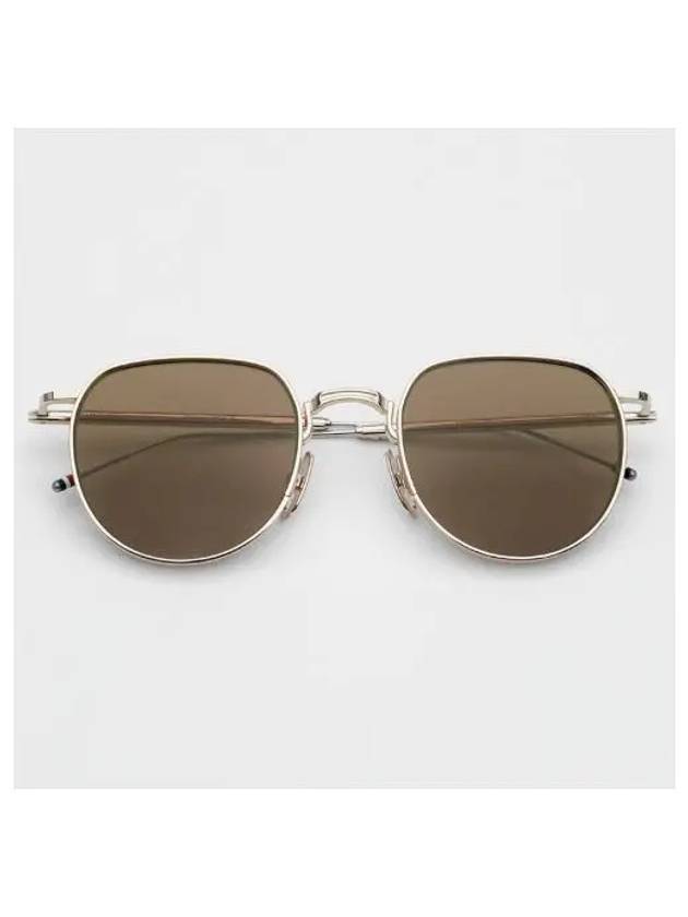 Eyewear Round Sunglasses Silver - THOM BROWNE - BALAAN 2