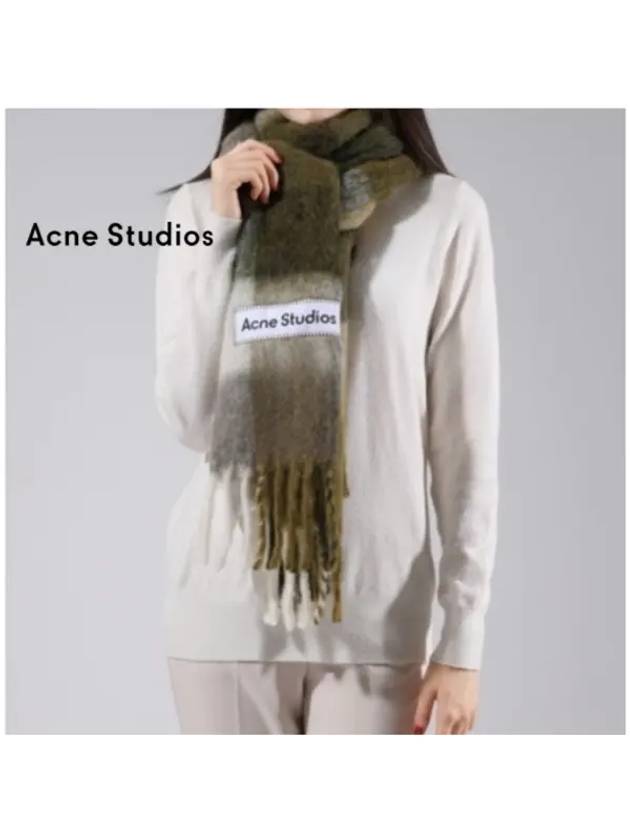 Mohair Check Dori CA0084 DID - ACNE STUDIOS - BALAAN 1