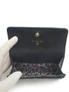 CC logo flap caviar card wallet black - CHANEL - BALAAN 8