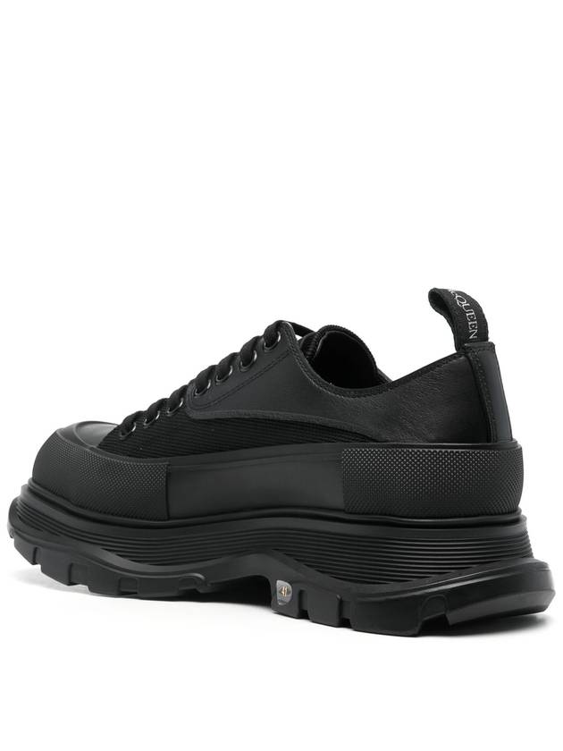 Tread Slick Low Top Sneakers Black - ALEXANDER MCQUEEN - BALAAN 4