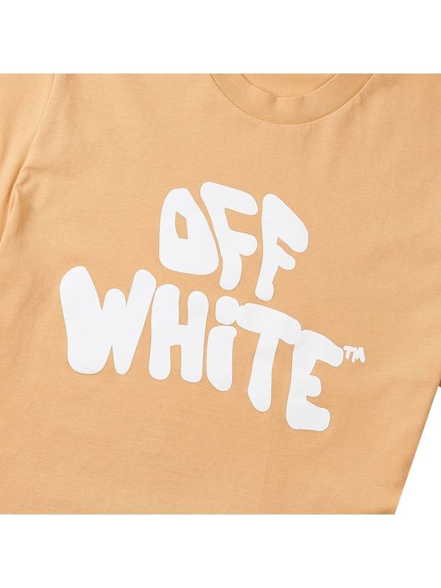 Logo Printing Cotton T-Shirt OWAA112S23JER0031701 - OFF WHITE - BALAAN 6