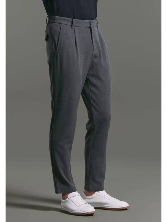 Men s TR blend basic one tuck straight pants dark gray - CLEVELAND GOLF - BALAAN 2